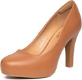 Trary Women's Heels Closed Round Toe Pumps - Timeless Comfort