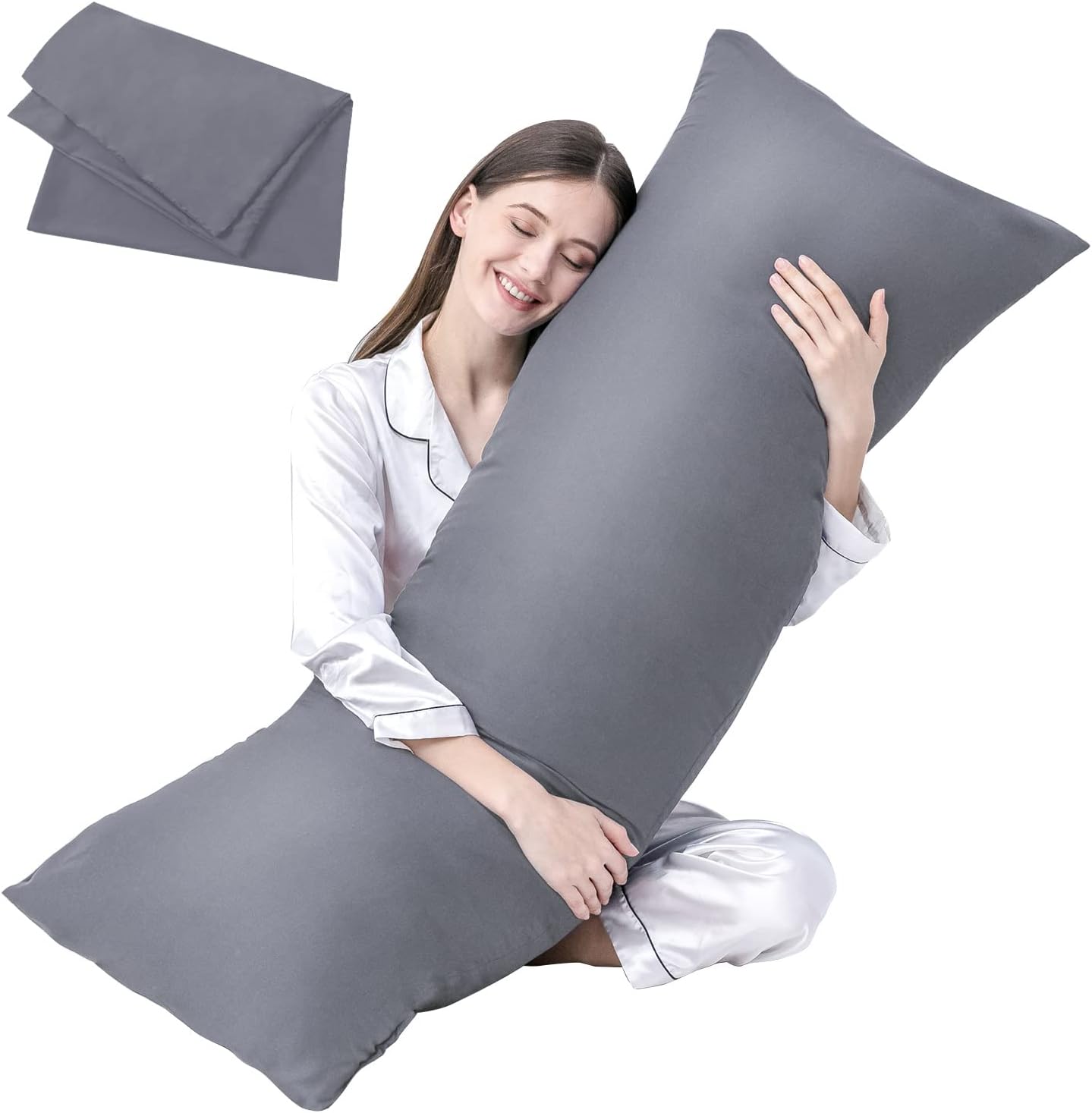 DOWNCOOL Luxury Full Body Pillow Insert for Ultimate Comfort