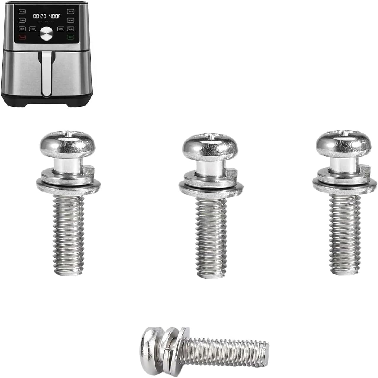 Upgrade Your Air Fryer with High Temp Stainless Screws