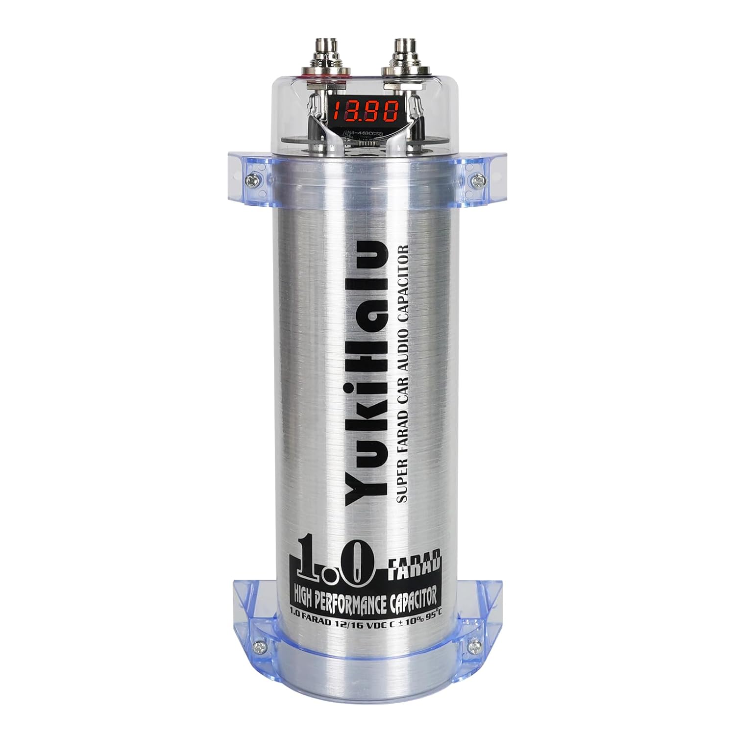 YukiHalu 1.0 Farad Digital Power Capacitor for Car Audio