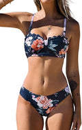 CUPSHE Women's High Waist Knot Bikini Two Piece - Flattering Fit