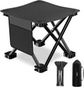 Folding Camping Stool 13 in Portable Picnic Stool - Lightweight Camp