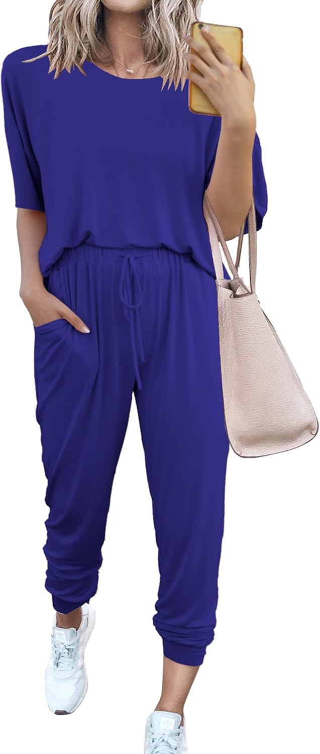 PRETTYGARDEN Women's Two Piece Sets for Summer Travel and Lounge