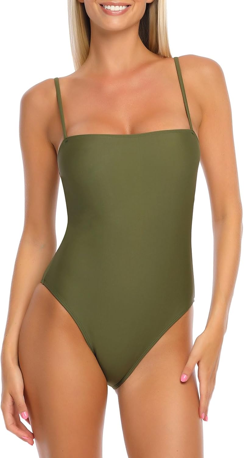 Bandeau One Piece Swimsuits for Women - Stylish and Sexy
