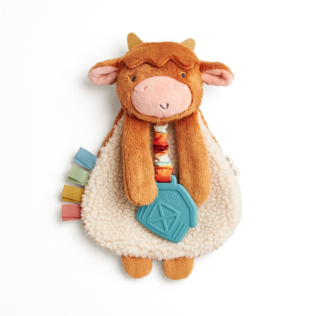 Itzy Ritzy Baby Lovey with Teether & Crinkle Sound