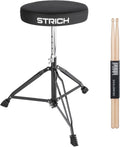 STRICH Drum Stool Set, Padded Height Adjustable Drum Throne