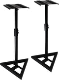 Gearlux Studio Monitor Stands with Four Locking Height Positions