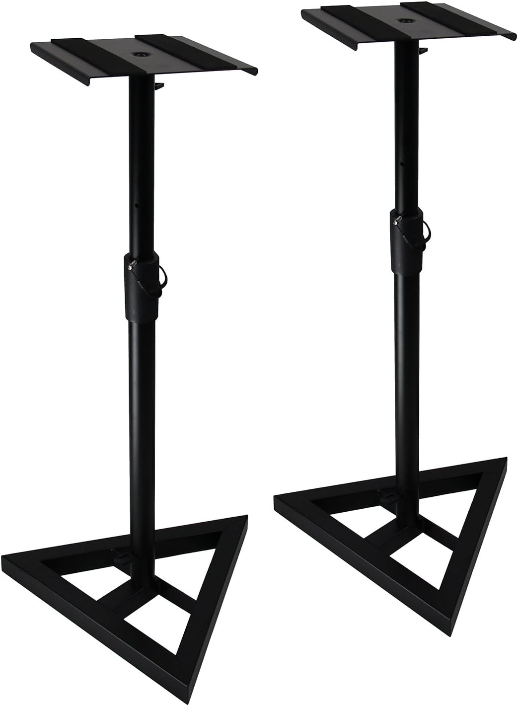 Gearlux Studio Monitor Stands with Adjustable Height Up to 42.5 in