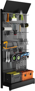 Metal Pegboard Shelf Peg Board Display Stand - Heavy Duty Organizer