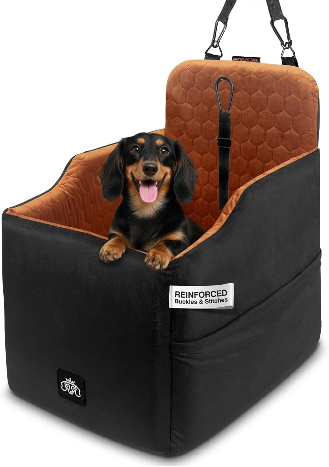 Dog Car Seat for Small Dogs - Safety Booster Bed for Travel