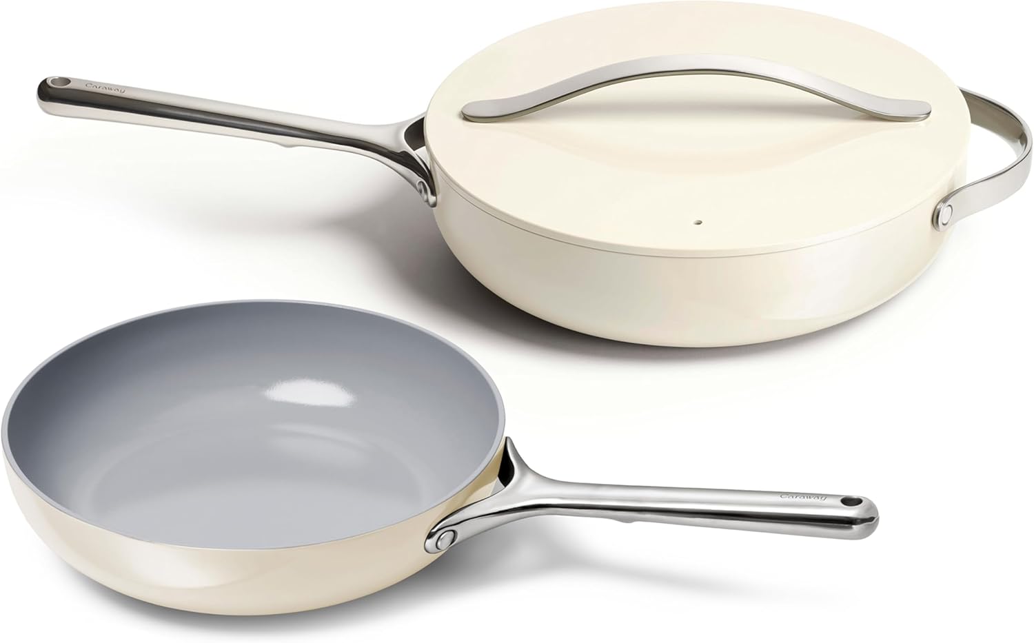Caraway Fry Pan and Saute Pan Duo - Non Toxic Kitchen Essentials