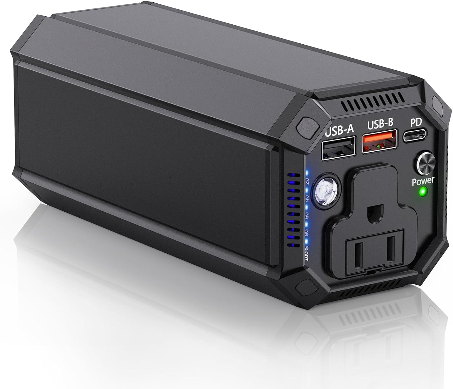 Portable Power Bank with AC Outlet for Travel and Outdoor Use