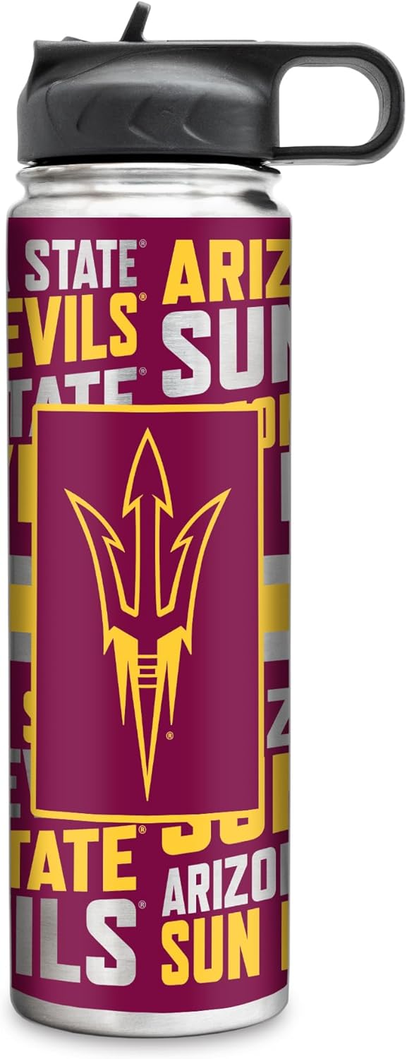 NCAA 22oz Stainless Steel Tumbler with Lid for All Beverages