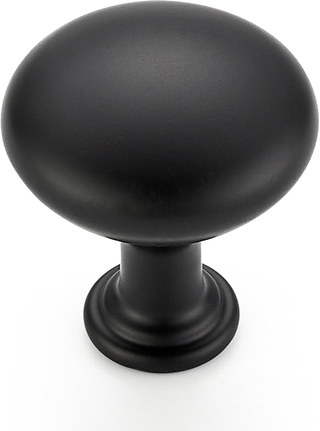 30 Pack 1 Inch Matte Black Mini Round Kitchen Cabinet Knobs