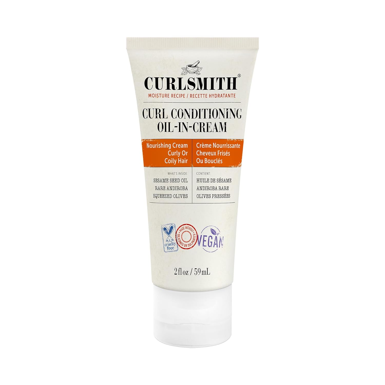 CURLSMITH Vegan Curl Cream - 2 fl oz Trial/Travel Size