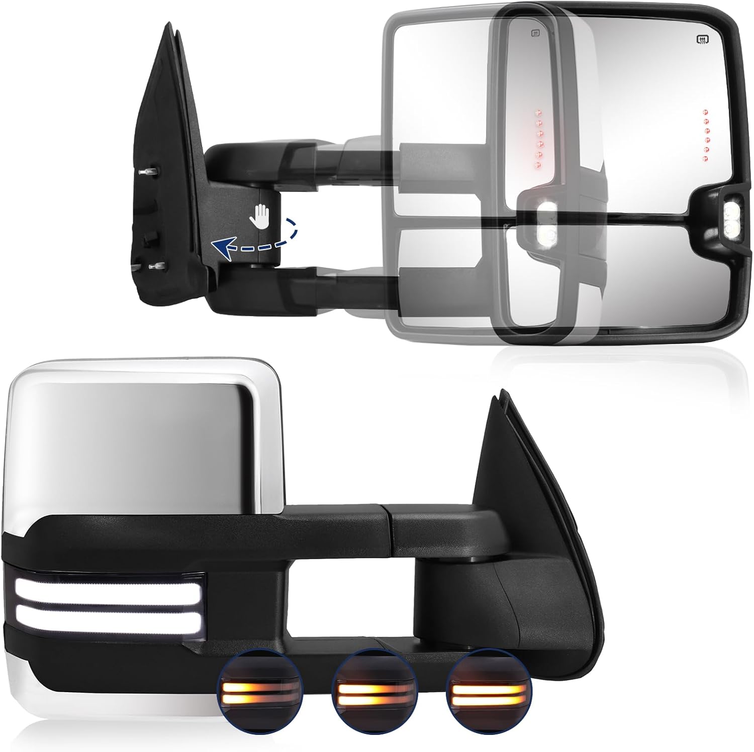 Switchback Towing Mirror for 2003-2007 Chevy Silverado & GMC
