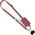 Clip and Go Brushed Vegan Phone Lanyard - Crossbody Phone Case