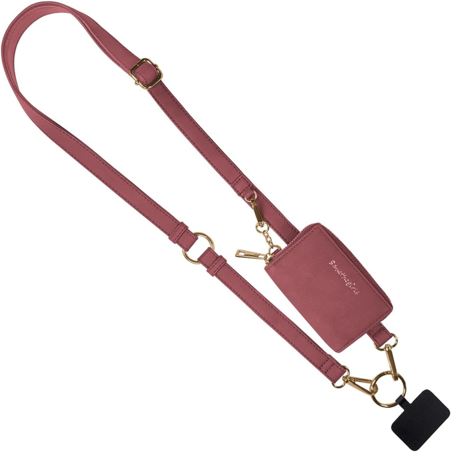 Clip and Go Brushed Vegan Phone Lanyard for Modern Women