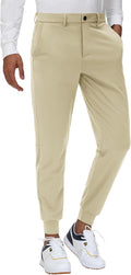 JWM Men's Stretch Golf Joggers Pants for Men - Slim 29in 34in Fit