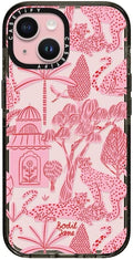 Impact iPhone 15 Case - Cheetah Paradise Pink, 8.2 ft Protection