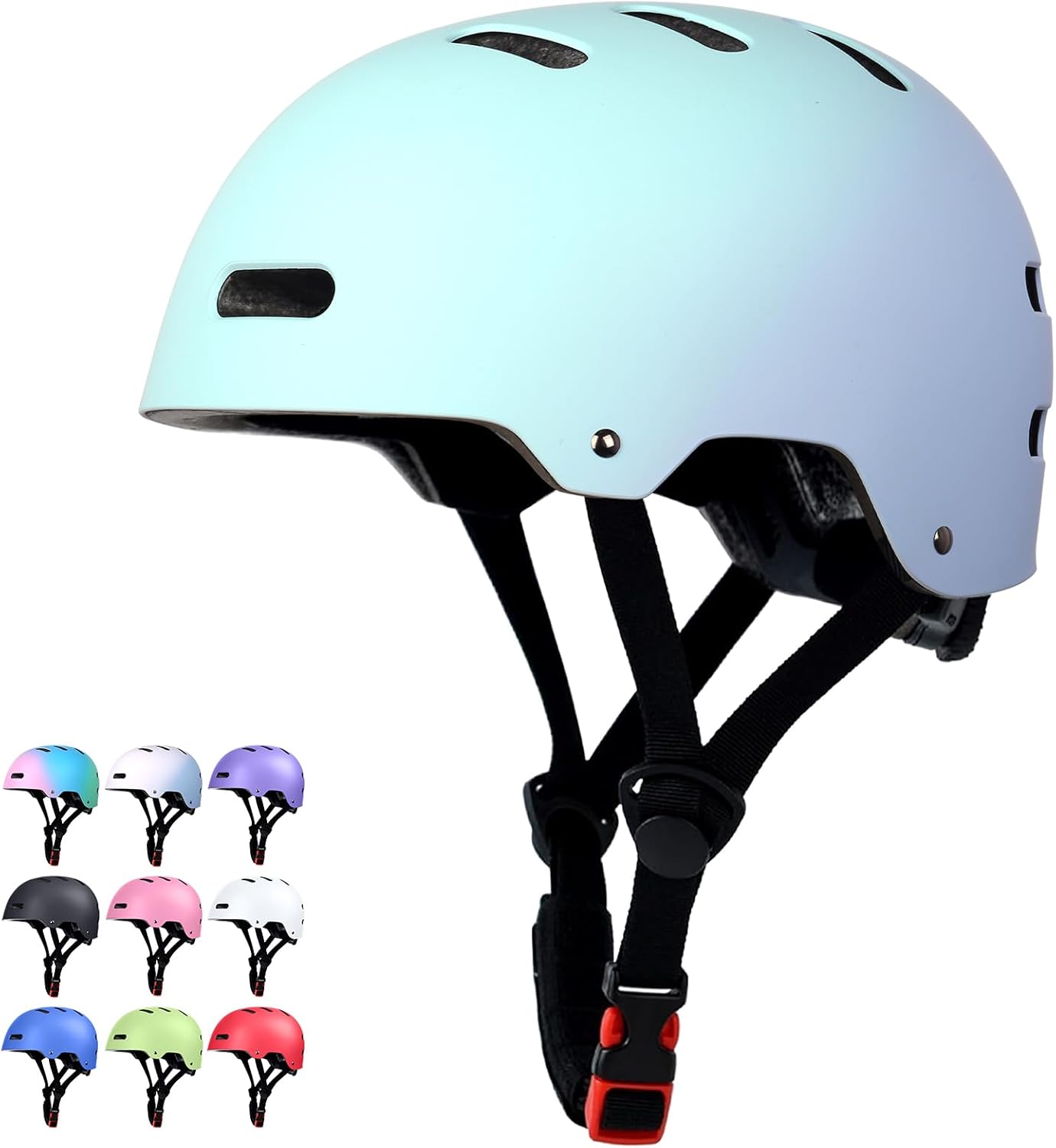 OUWOER Skateboard Bike Helmet - Versatile Multi-Sport Protection