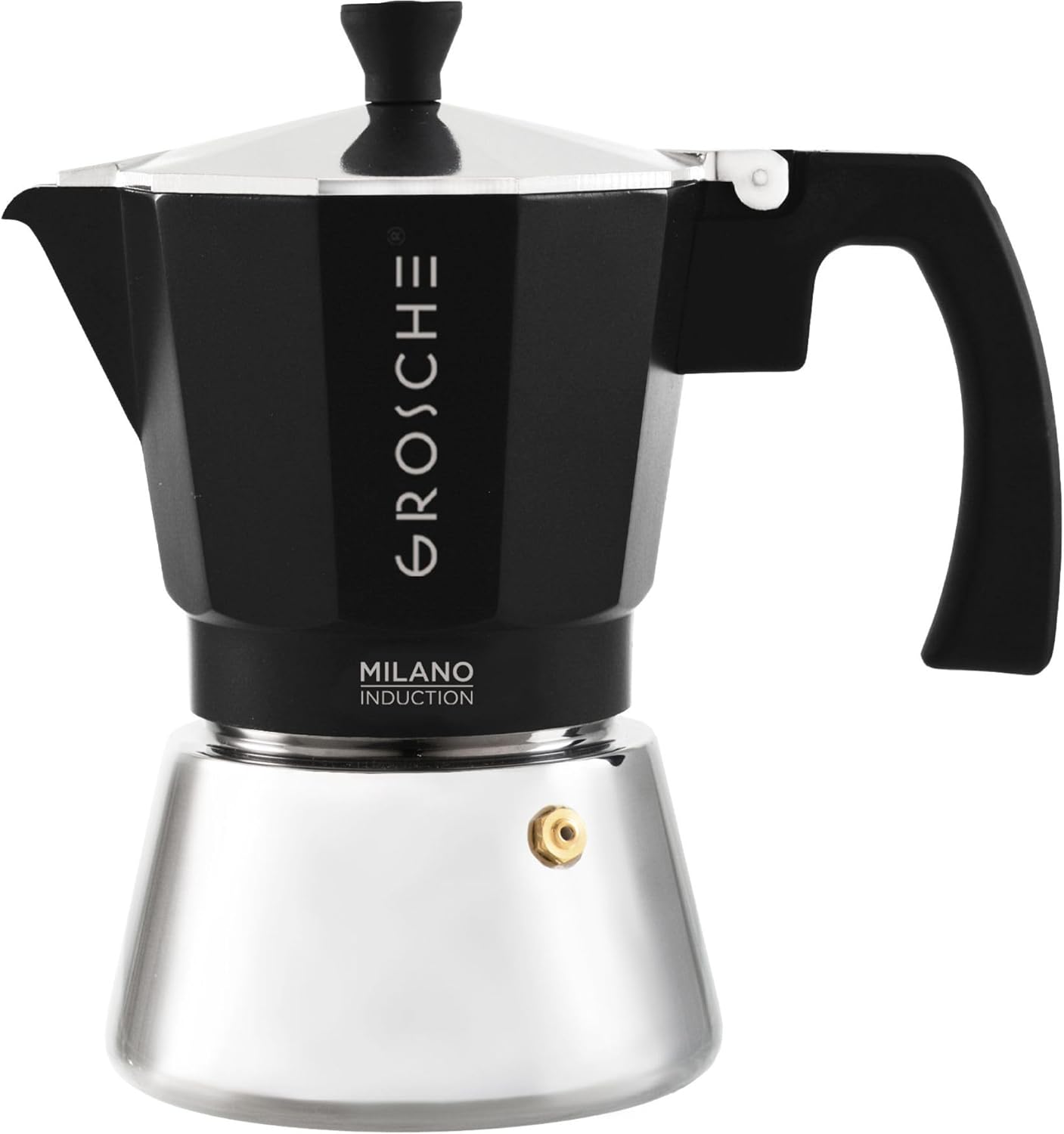 Milano Induction Stovetop Espresso Maker for Perfect Brews