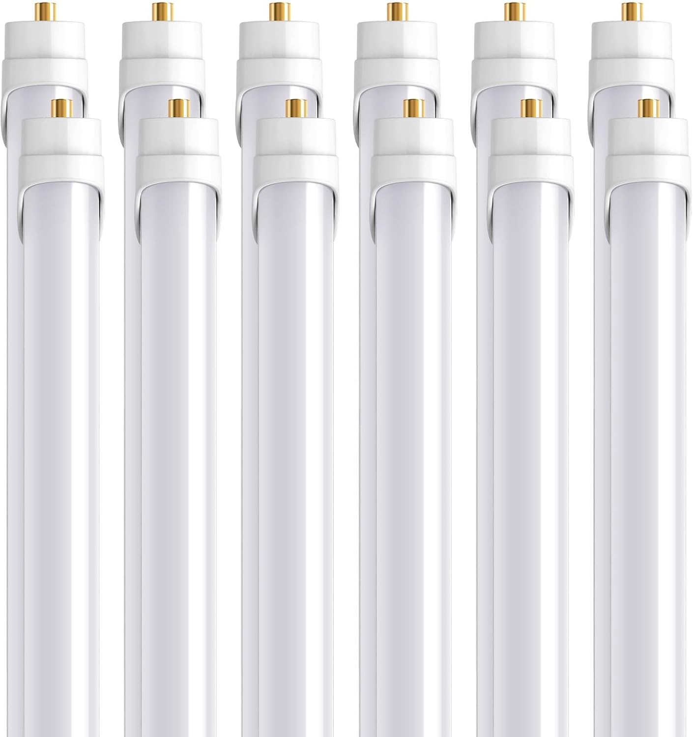 Barrina 8ft LED Bulbs for T8 T10 T12 Fixtures, 4500LM Brightness