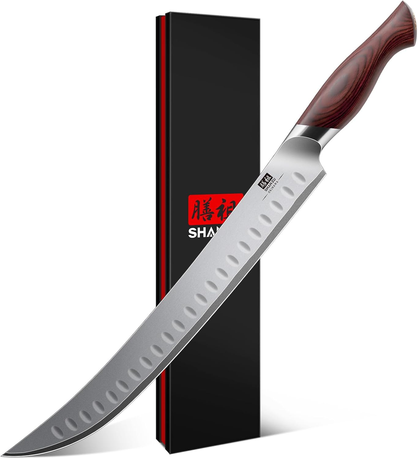 SHAN ZU Brisket Slicing Knife: Ultra Sharp Japanese Carving Tool