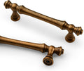 Asidrama 3.75 in Antique Brass Cabinet Handles - Vintage Kitchen Pulls
