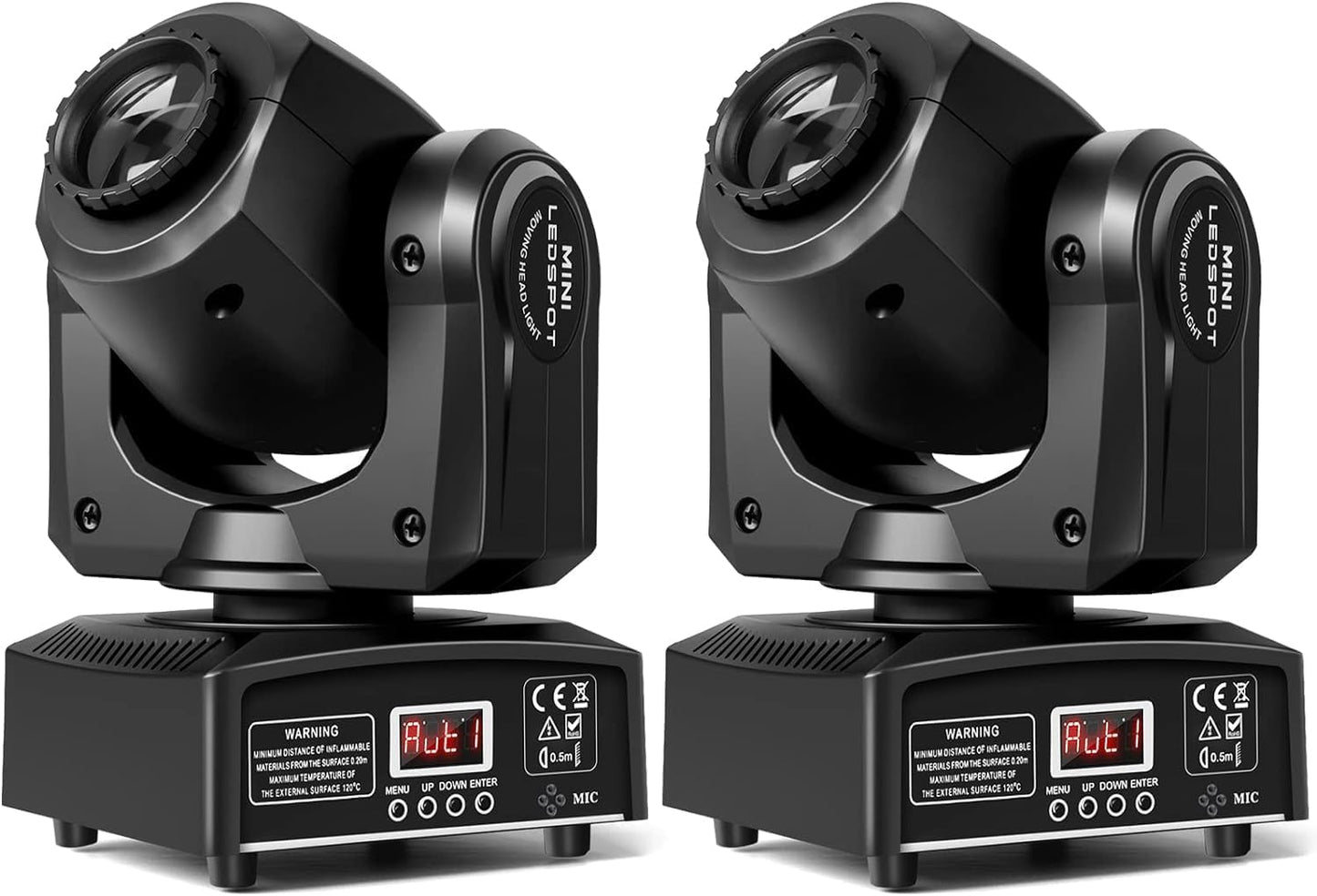 U`King Moving Head Lights with 8 Gobos and 8 Colors for Events