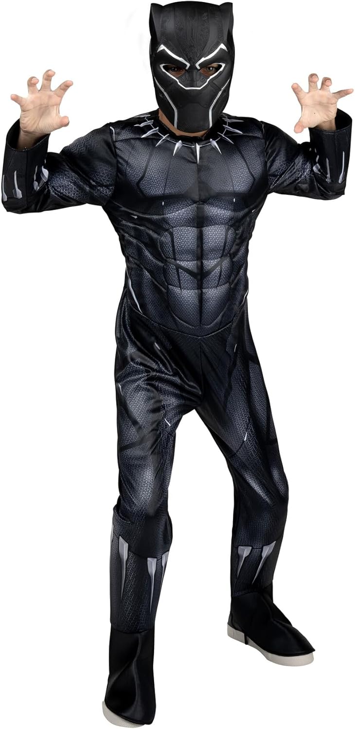 Black Panther Costume for Kids - Deluxe Superhero Outfit