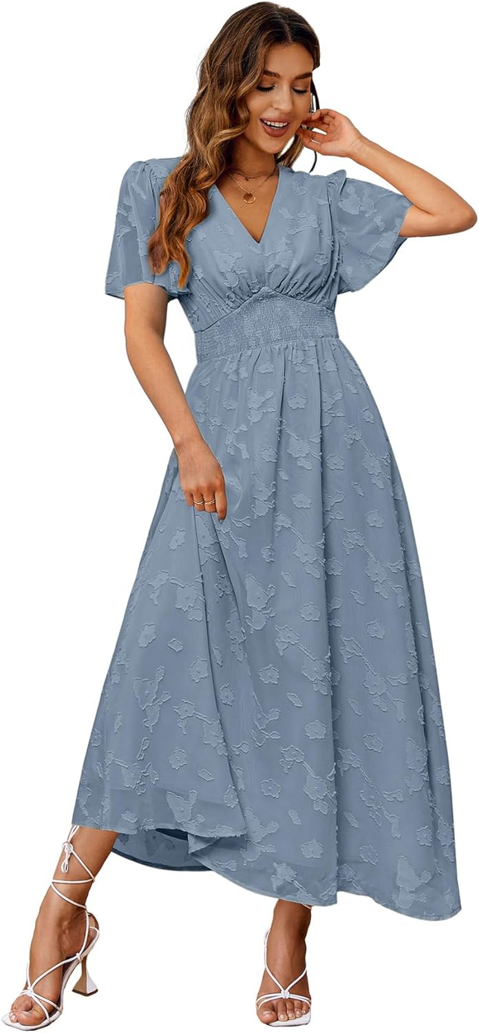 Simplee Women's Boho Floral Maxi Dress for Any Occasion