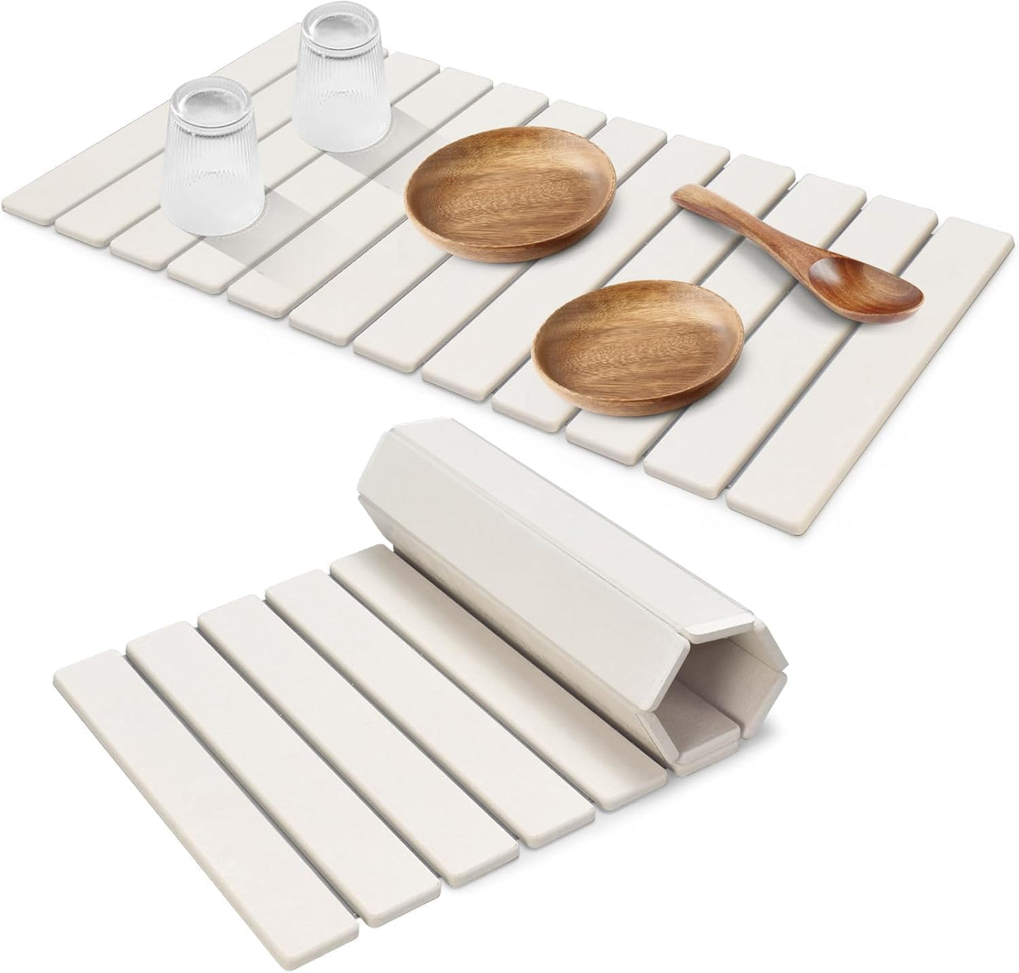 Extra Large Stone Dish Drying Mats for Kitchen Counter Use