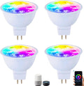 Smart MR16 LED Bulb Dimmable Color Changing GU5.3 - 4Pack