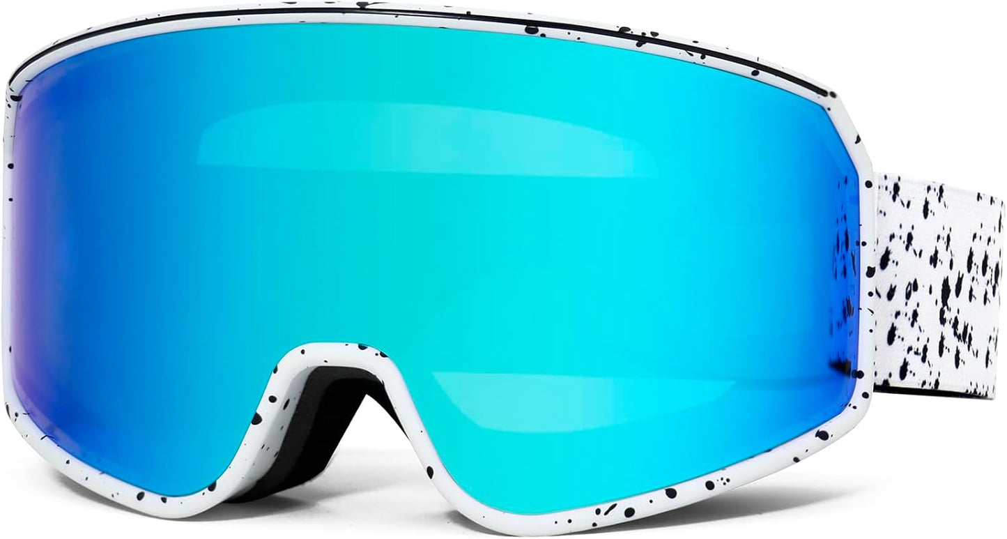 VEWOE Anti-fog Ski Goggles: OTG Clarity!