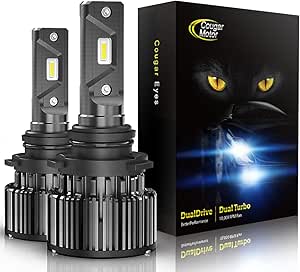Cougar Motor 9006 LED Headlight Bulbs for Ultimate Brightness