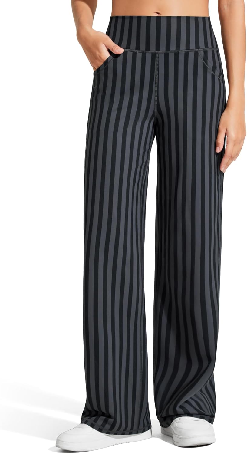 Promover Wide Leg Pants for Women - Comfortable Yoga Pants