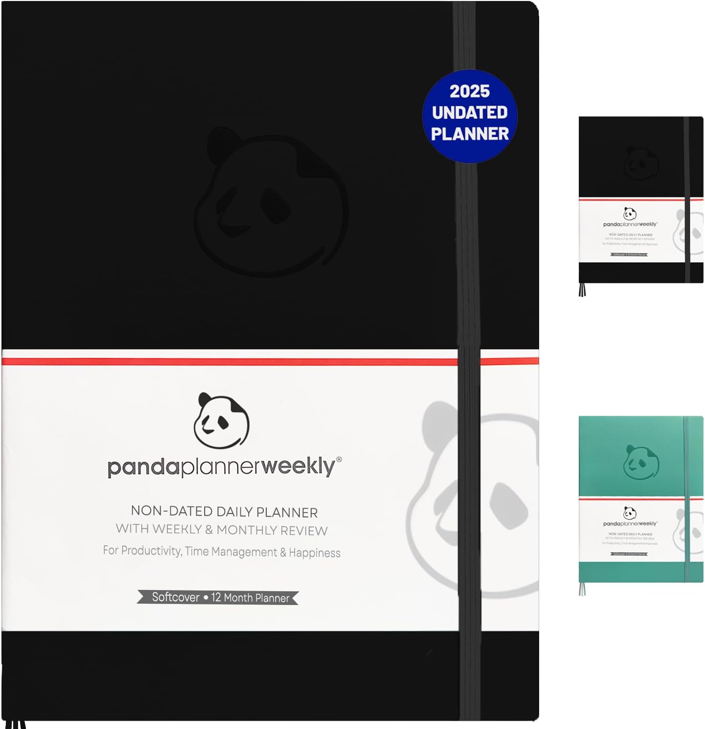 Panda Planner Weekly 2025-2026: Undated Organizer Notebook