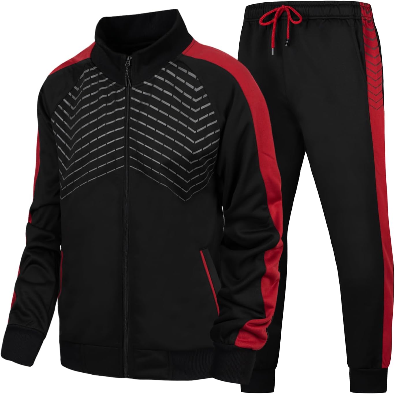 Men's Sweat Suit 2 Piece Outfit for Casual Sports Activities