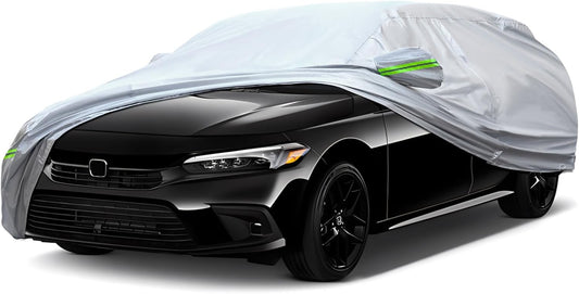 Full Car Cover Universal 6 Layers Waterproof All Weather Protection