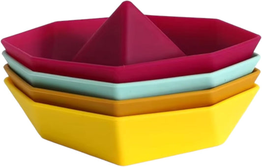 4-Piece Floating Boat Set | Bath Fun for Toddlers