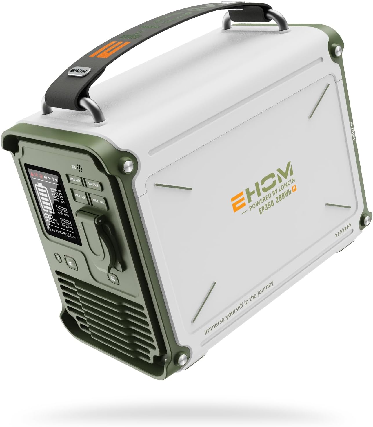 EHOM Portable Power Station 350W for Camping and Emergencies