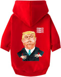 Dog Hoodies for Small Dogs Trump Cartoon Cotton Hoodie - Cozy