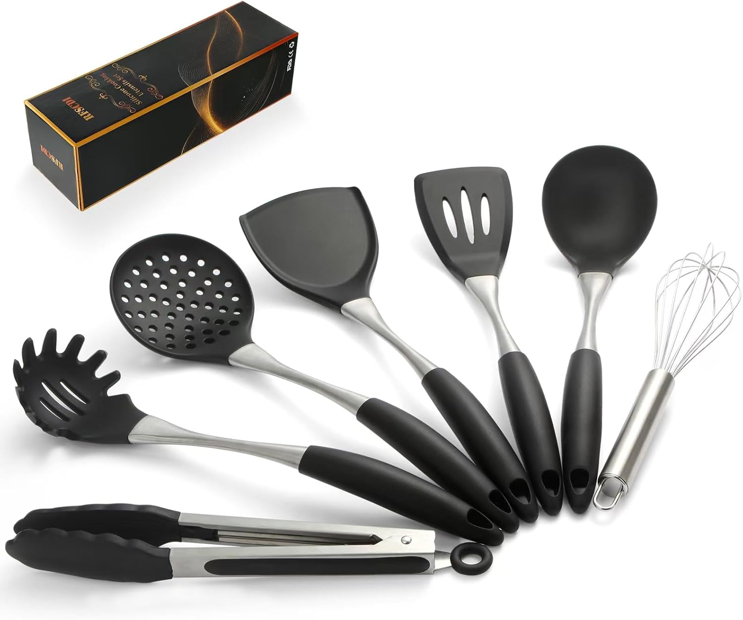 Premium Black Silicone Cooking Utensils Set for Every Kitchen