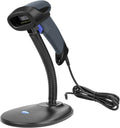 2D Barcode Scanner with Stand USB Wired QR Code Imager - Plug and Play
