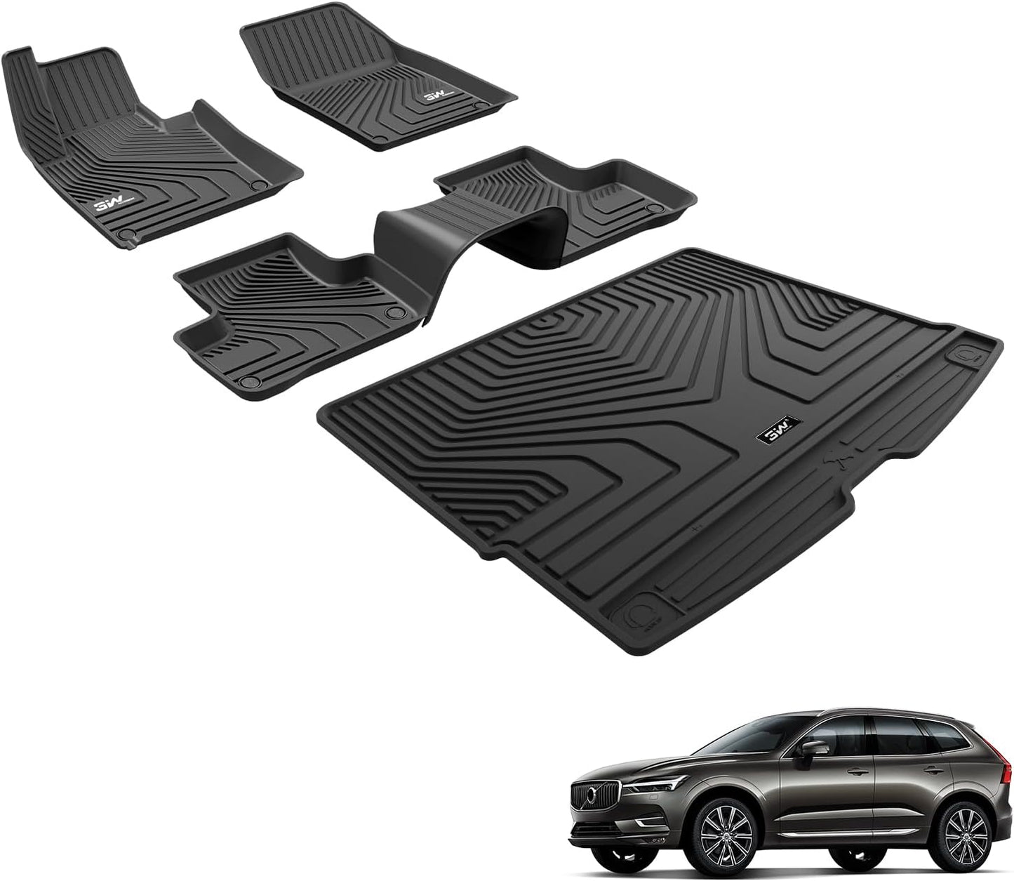 Custom Fit Floor Mats for Volvo XC60 2018-2026 - Heavy Duty