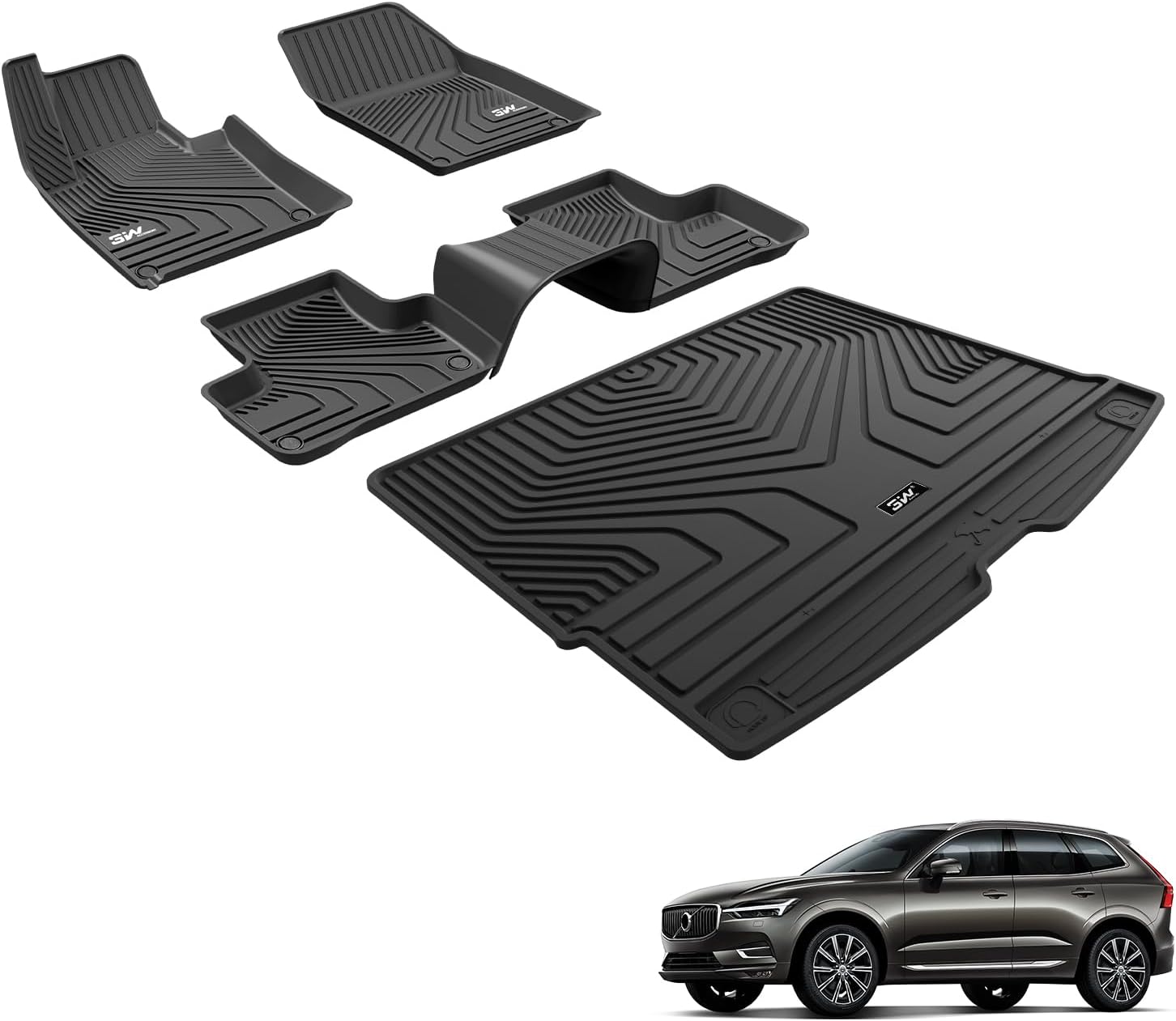 Custom Fit Floor Mats for Volvo XC60 2018-2026 - Heavy Duty
