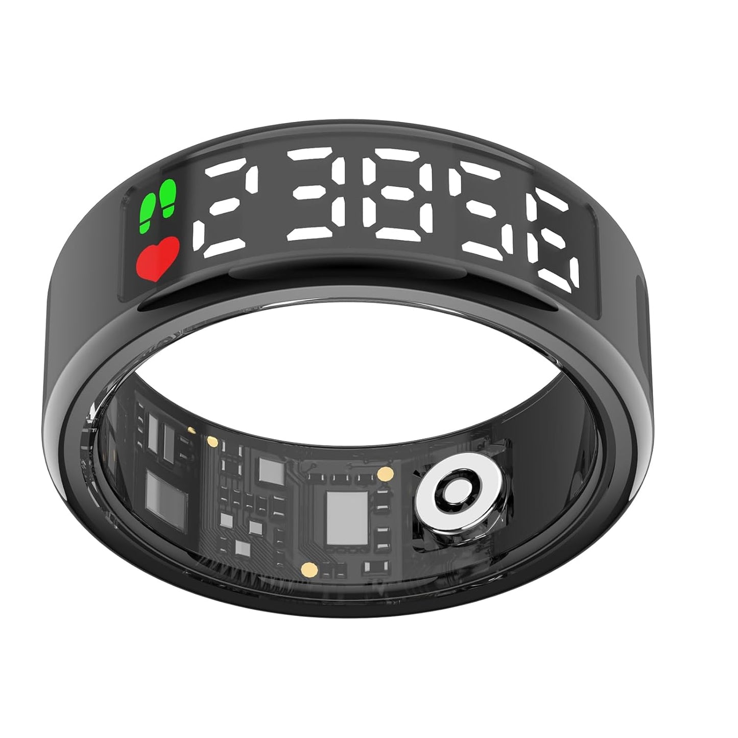 Smart Ring Fitness Tracker with Health Metrics and 50 Modes