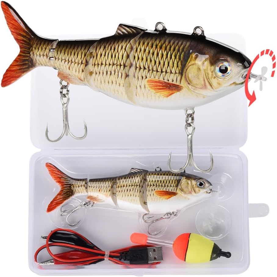 Rechargeable LED Robotic Fishing Lure - HADORAM