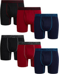 AND1 Mens Boxer Briefs 6 Pack Platinum Performance (Style 6LBY)